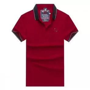 shark hommes t-shirt polo shirt summer lapel cotton mercerized cottonembroidered mark red